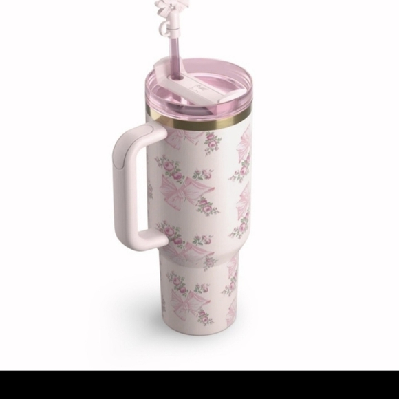 Stanley Floral Pink and White Tumbler - Picture 4 of 6